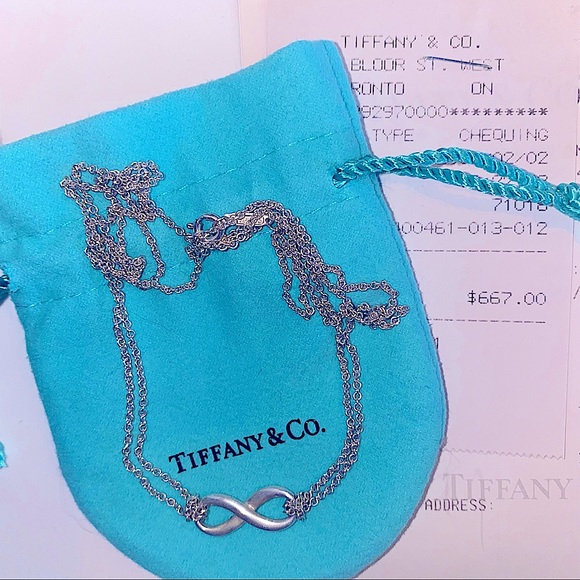 Tiffany infinity necklace - Picture 2 of 3
